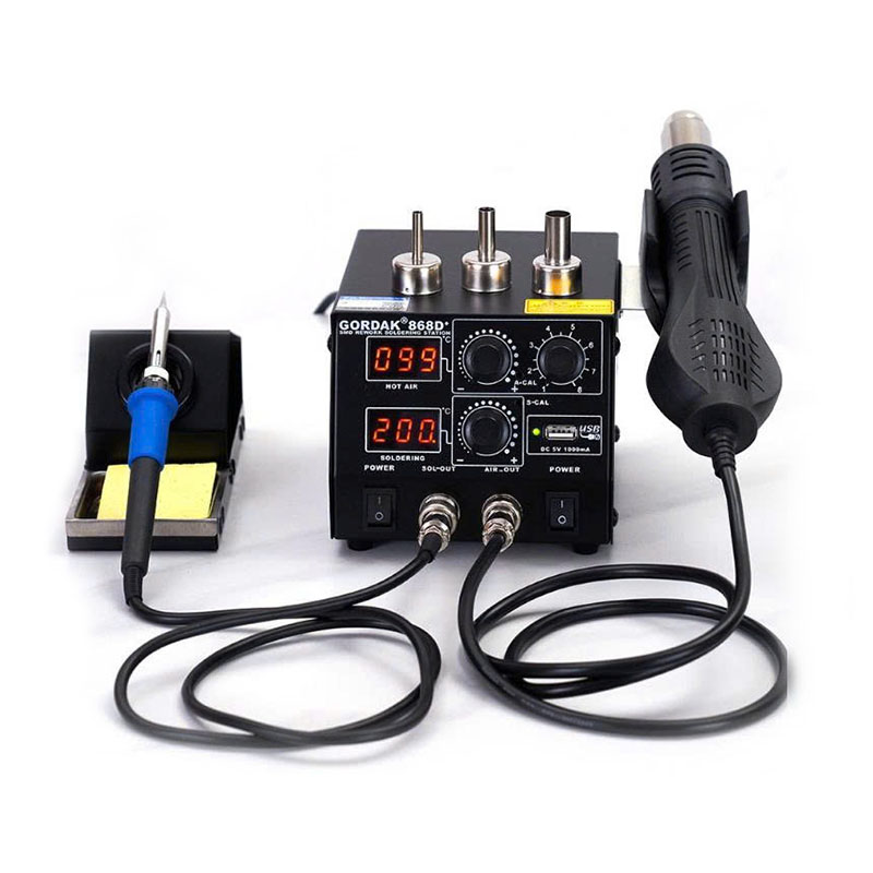 Trạm hàn khò GORDAK 868D+ điện tử đa năng chính hãng