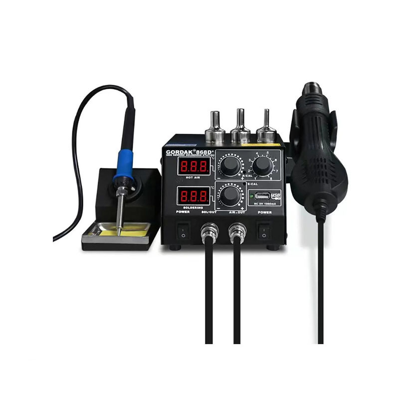 Trạm hàn khò GORDAK 868D+ điện tử đa năng chính hãng
