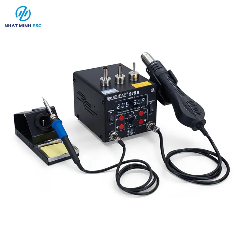 Trạm hàn khò GORDAK 979B điện tử đa năng chính hãng