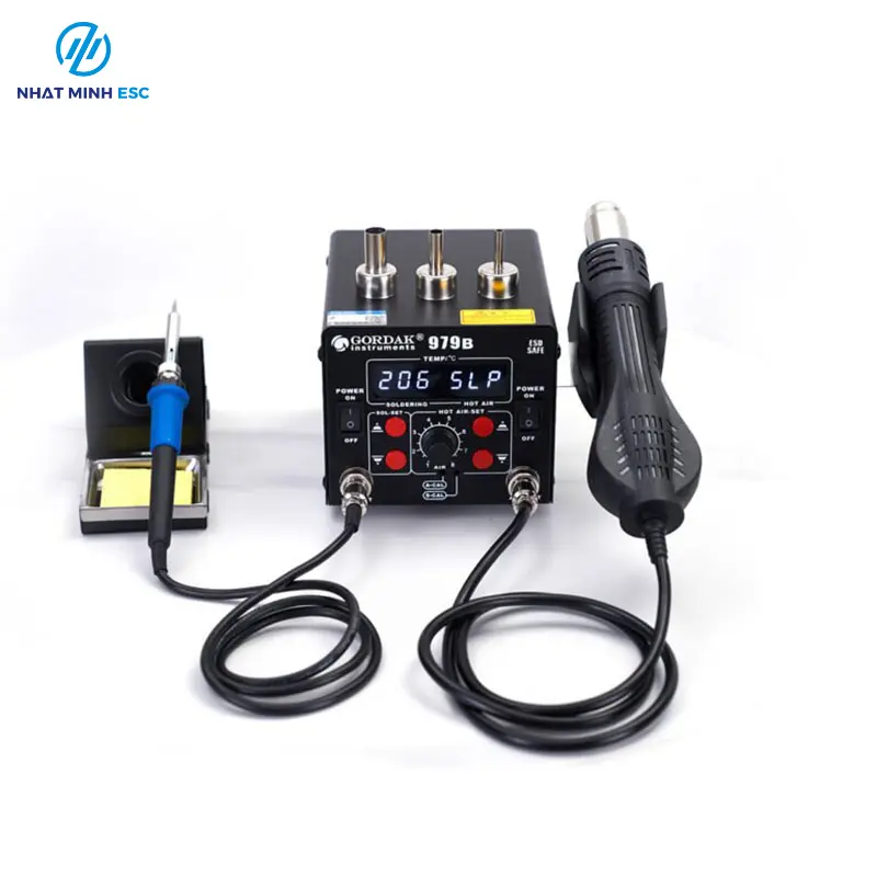 Trạm hàn khò GORDAK 868D+ điện tử đa năng chính hãng