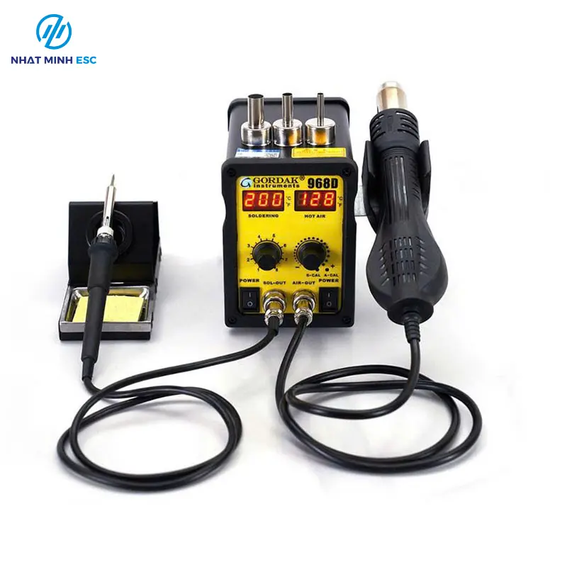 Trạm hàn khò GORDAK 968D điện tử đa năng chính hãng